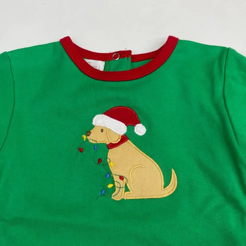 NWT Petit Ami 24M Christmas Pup Set
